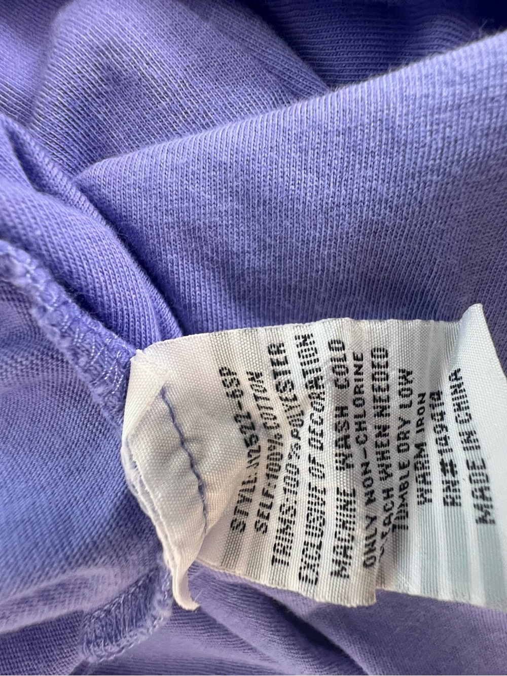 Johnny Was Keegan Floral Embroidered Lavender Repurpose ***Small Holes**LP - Picture 6 of 7